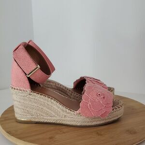 Franco Sarto Women's Clemens Espadrille Wedge Sandals Size 6